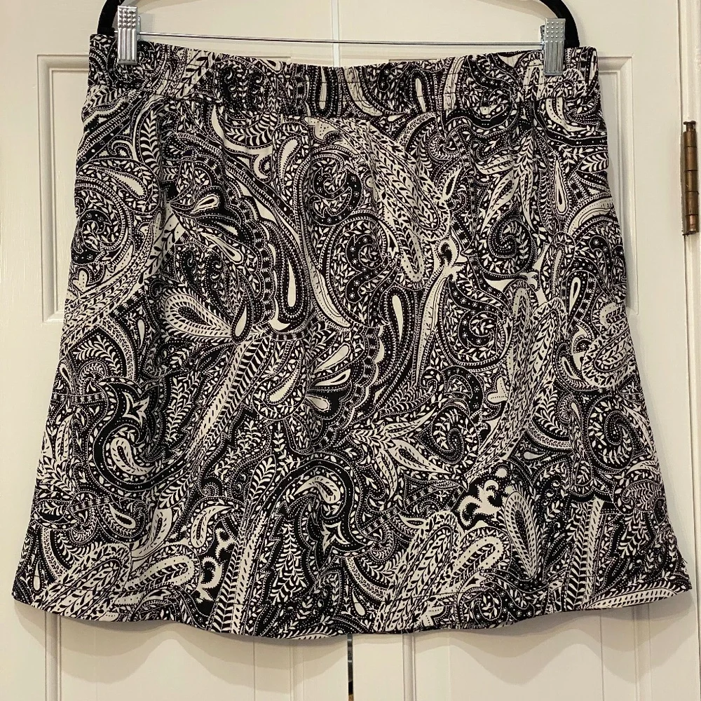 Loft Paisley Skirt - Size‎ Large